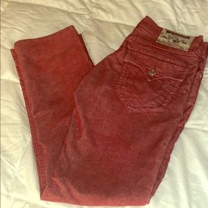 True Religion Corduroy Straight Fit Men’s Jeans